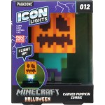 paladone icons: minecraft - zombie jack o lantern light PP15302MCF 5056577765663