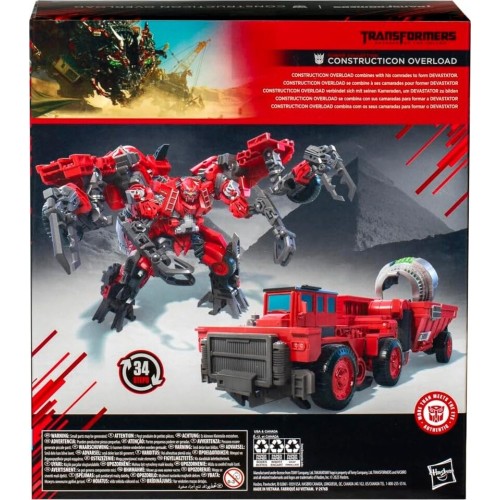 Hasbro transformers studio series leader class revenge of the fallen mtmte  constr G1091 5010996297440