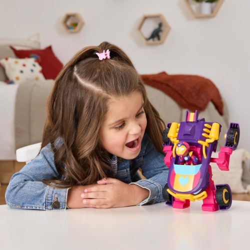 Hasbro Marvel Avengers Iron Man And His Awesome Friends Ironheart 2-In-1 Mech Suit And Vehicle, Ac G1258 / G1476 5010996313324