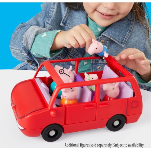 Hasbro peppa pig peppas μεγάλο σετ παιχνιδιού αυτοκινήτου, κόκκινο G0541 5010996308030