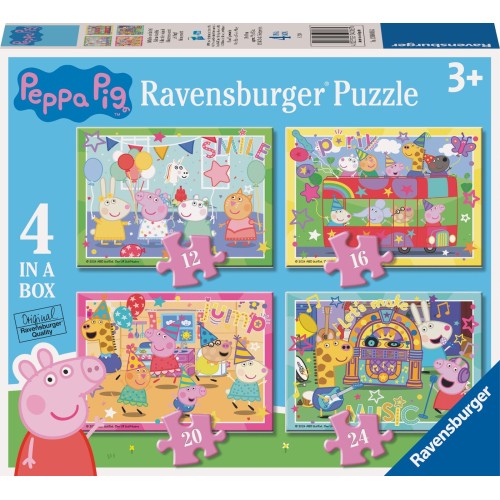 Ravensburger 4 in a Box Puzzle Peppa Pig 12004016 4005555040163
