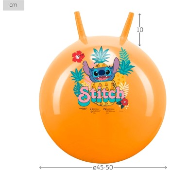 Disney Stitch John Jumping Ball Stitch Orange Pearl 50Cm 59528 4006149595281