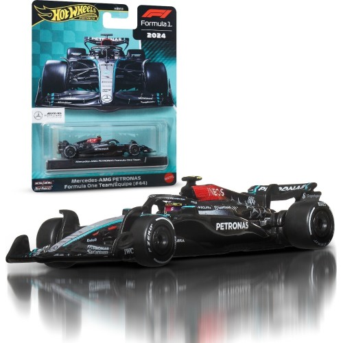 Mattel Hot Wheels Premium Formula 1 1:64 Scale Die-cast Mercedes-amg Petronas Formula One Team W15 Vehicle HRV11 / JBM16 1947352