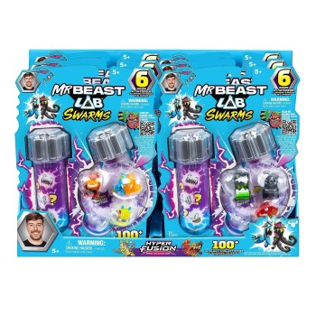 Giochi Preziosi Mr Beast Lab Mr Beast  Lab - 6 Φιγούρες Fusion BTR16000 8056379203438