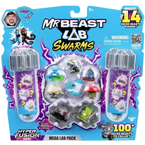 Giochi Preziosi Mr Beast Lab - 14 Φιγούρες Fusion Megapack BTR17000 8056379203445