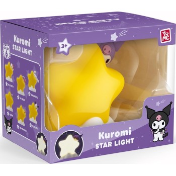 yume bandai hello kitty and friends star light - kuromi touch night lamp fo TOY-0178 4895217517146