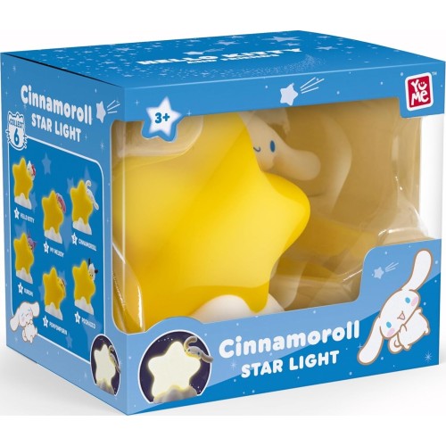 YuMe bandai hello kitty and friends star light - cinnamoroll touch night lamp fo TOY-0178 4895217517160