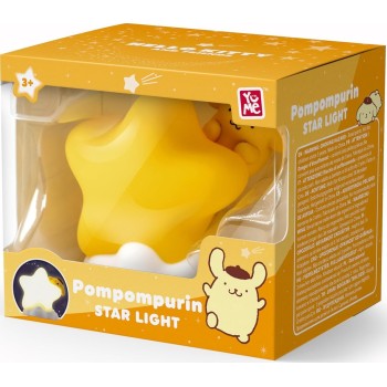 YuMe bandai hello kitty and friends star light - pompompurin touch night lamp fo TOY-0178 4895217517139