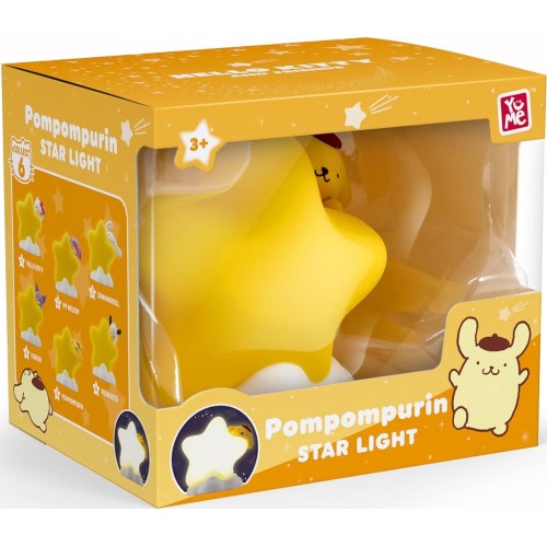 YuMe bandai hello kitty and friends star light - pompompurin touch night lamp fo TOY-0178 4895217517139