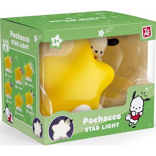 yume bandai hello kitty and friends star light - pochacco touch night lamp  TOY-0178 4895217517153