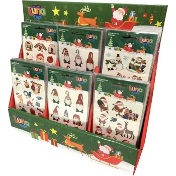 Diakakis imports stickers CHRISTMAS 10x22ek 12s 000623061 5205698794131