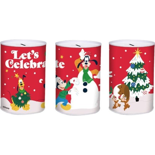Diakakis imports Metal piggy bank 12x16cm Christmas DISNEY 000565384 5205698787492