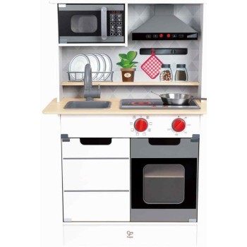 Hape Playfully Delicious Wooden Kitchen Super Serve E3211A 6943478040236