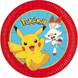 PROCOS Πιάτα μεγάλα pokemon 23cm - 8τμχ 098391 5201184983911
