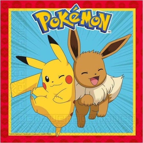 PROCOS pokemon napkins  of 20 098393 5201184983935