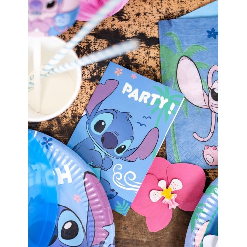 PROCOS Disney Stitch stitch and angel 6 invitations and envelopes 096917 5201184969175