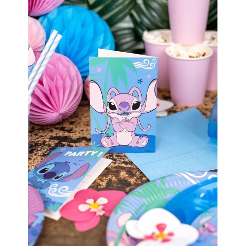 PROCOS Disney Stitch stitch and angel 6 invitations and envelopes 096917 5201184969175
