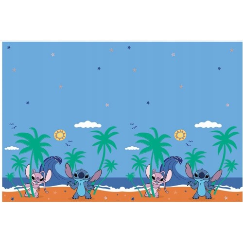 PROCOS Disney Stitch Τραπεζομάντηλο Πάστικό Sticth & Angel 120X180 1Τμχ 096911 5201184969113