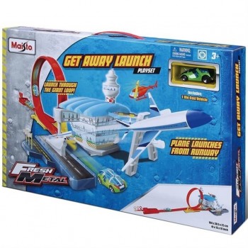Maisto Fresh Metal Get Away Launch Playset 12220 090159122203