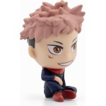 YuMe jujutsu kaisen bobble head, yuji itadori 2.5 mini figure collectable in her  4895217512820
