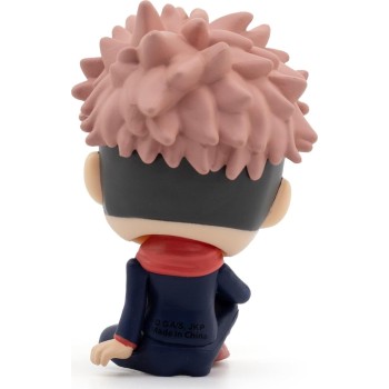 YuMe jujutsu kaisen bobble head, yuji itadori 2.5 mini figure collectable in her  4895217512820
