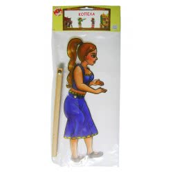AK TOYS Φιγούρα Θεάτρου Σκιών Κοπέλα 113 5203249001134