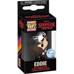 Funko Pop! Keychain: Stranger Things - Eddie Novelty Keyring - Collectable Mini F 74512 889698745123