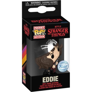 Funko Pop! Keychain: Stranger Things - Eddie Novelty Keyring - Collectable Mini F 74512 889698745123