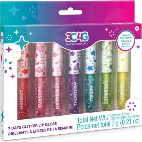 Make it Real - 3c4g | 7 Days Glitter Lip Gloss 32365 638241323659