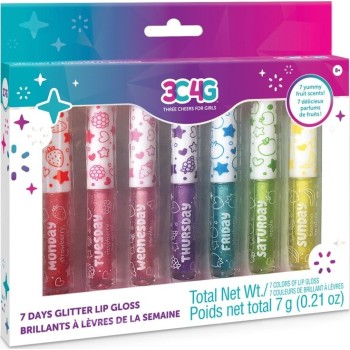 Make it Real - 3c4g | 7 Days Glitter Lip Gloss 32365 638241323659