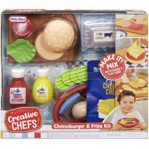 Little Tikes Creative CHEF σετ Μπεργκερ με πατάτες 643194 050743643194