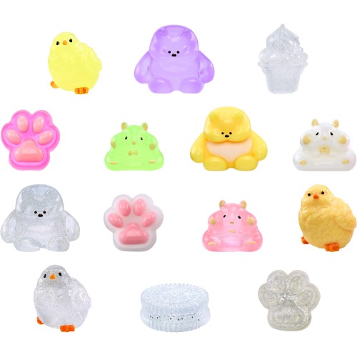 MGA Entertainment L.O.L. Surprise! Tataba Squishy Collectable Toys (2 Pack) DIY Flocking Powder Blind Pack With Accessories, 18 