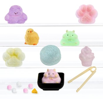 MGA Entertainment L.O.L. Surprise! Tataba Squishy Collectable Toys (2 Pack) DIY Flocking Powder  122548 035051122555