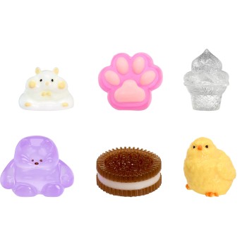 MGA Entertainment L.O.L. Surprise! Tataba Squishy Collectable Toys (2 Pack) DIY Flocking Powder Blind Pack With Accessories, 18 