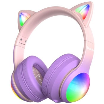 Παιδικά Ακουστικά Bluetooth Delulu Discobeats Ροζ | Kiddoboo KBMS632PNK 5207244016575