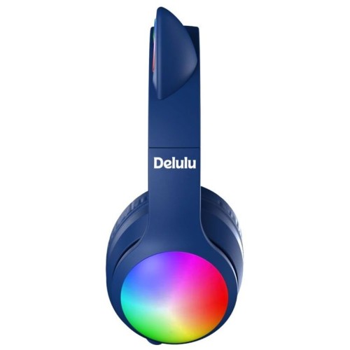 Delulu Discobeats Bluetooth Kids Headphones Blue | Kiddoboo - KBMS632BLU 5207244016568