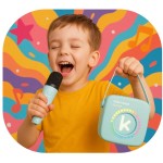 kiddoboo mini karaoke ηχείο & μικρόφωνο ροζ με nikoletatv – KBT3NTPNK 5207244016063