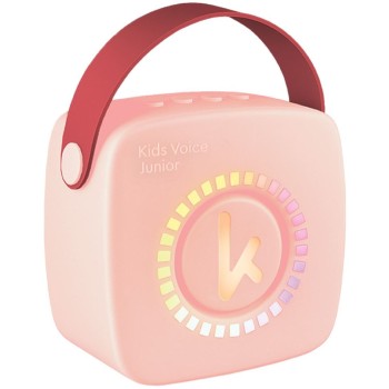 kiddoboo mini karaoke ηχείο & μικρόφωνο ροζ με nikoletatv – KBT3NTPNK 5207244016063