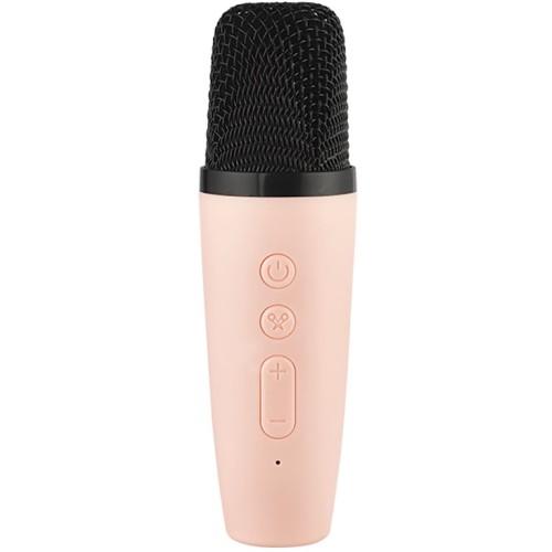 kiddoboo mini karaoke ηχείο & μικρόφωνο ροζ με nikoletatv – KBT3NTPNK 5207244016063