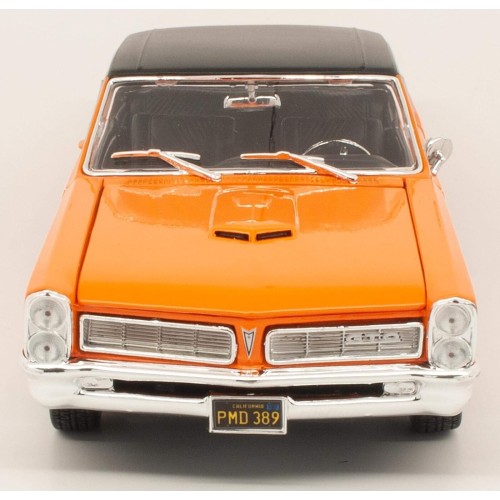 Maisto 31885 - Pontiac Gto Hurst Όχημα 1965 Κλίμακα 1/18, Πορτοκαλί 48/31885 OG 090159318859