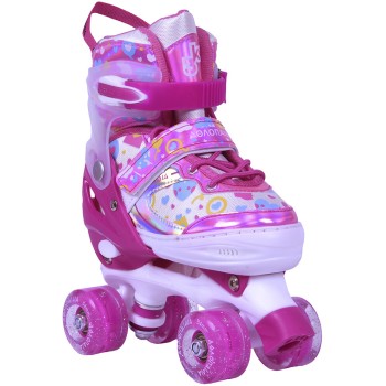 ΑΘΛΟΠΑΙΔΙΑ αυξομειούμενα roller skates - φούξια χρώμα φούξια, μέγεθος 39-42 002.10322/FU/39 9985777014003