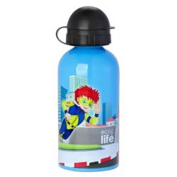 eco life Μεταλλικό Μπουκάλι Παιδικό 500Ml Super Boy  33-BO-2007 5208009001553