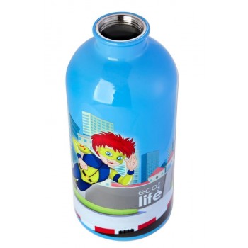 eco life Μεταλλικό Μπουκάλι Παιδικό 500Ml Super Boy  33-BO-2007 5208009001553
