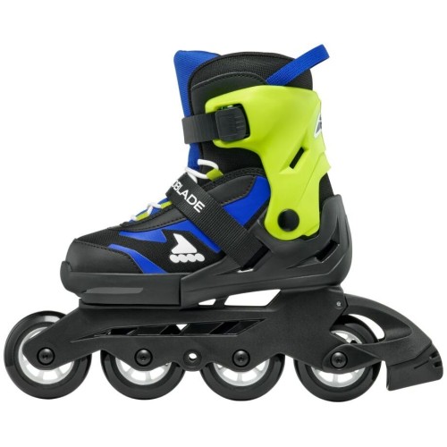 ROLLERBLADE Microblade Inline Skates - Black/blue Color Black-blue Size 33-36.5 43.075153/BLK/BLU/33 8059791068500