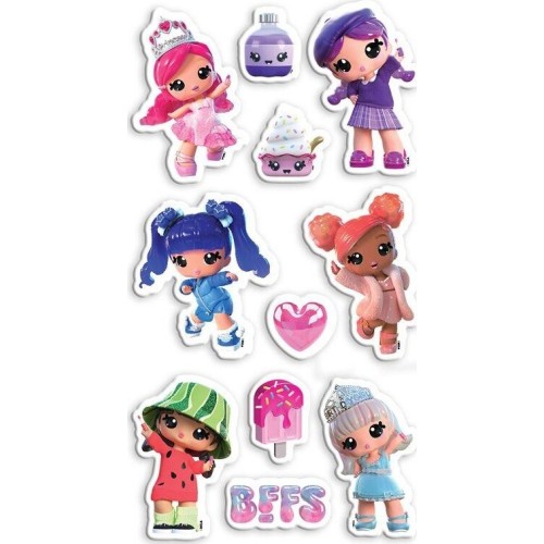 Diakakis imports Puffy Stickers 10x22ek YUMMILAND 000390114 5205698765612