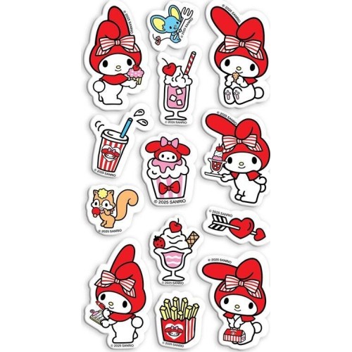 Diakakis imports Puffy stickers 10x22ek MY MELODY 000490207 5205698765582