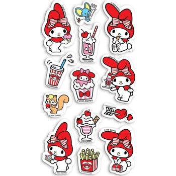 Diakakis imports Puffy stickers 10x22ek MY MELODY 000490207 5205698765582