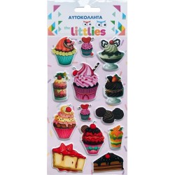 Diakakis imports Αυτοκόλλητα 10x22ek Cakes The Littlies 000647001 5205698649042
