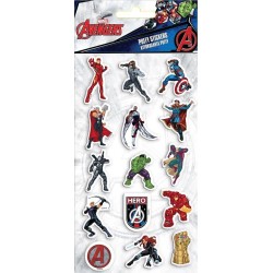 Diakakis imports Stickers Puffy 10x22cm Avengers 000506126 5205698606229