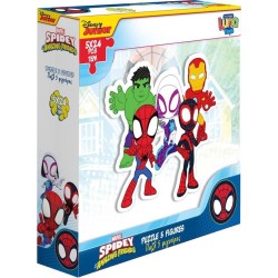 Diakakis imports Puzzle 5 Figures 24pcs 26x26x6,5cm Spidey 000508690 5205698794018